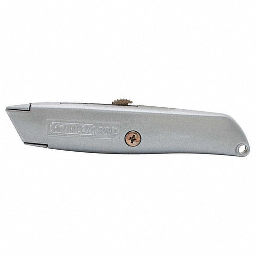 Stanley 10 - 099 Utility Knife 6 in Overall Lg, Steel Std Tip, Plain, Metal, Gray - KVM Tools Inc.KV4A803