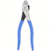 Klein D2000 - 28 High Leverage Diagonal Cutting Plier Std, Straight, Oval, 7/8 in Jaw Lg, 1 1/4 in Jaw Wd, 6 - 8 in - KVM Tools Inc.KV4A838