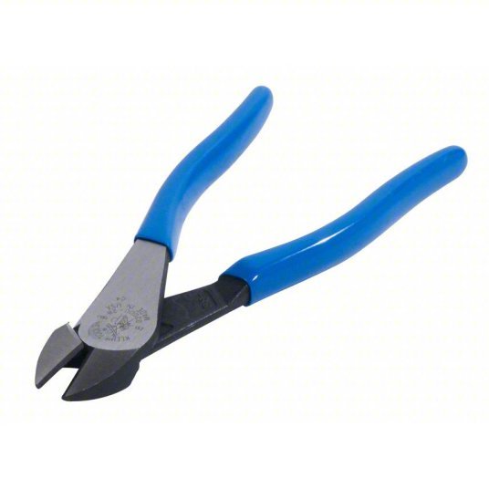 Klein D2000 - 28 High Leverage Diagonal Cutting Plier Std, Straight, Oval, 7/8 in Jaw Lg, 1 1/4 in Jaw Wd, 6 - 8 in - KVM Tools Inc.KV4A838