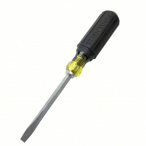 Klein 600 - 4 General Purpose Slotted Screwdriver 1/4 in Tip Size, 8 1/4 in Overall Lg, 4 in Shank Lg - KVM Tools Inc.KV4A845