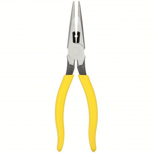 Klein D203 - 8N Needle Nose Plier 1 1/4 in Max Jaw Opening, 8 1/2 in Overall Lg, 2 3/8 in Jaw Lg, 1/8 in Tip Wd - KVM Tools Inc.KV4A863