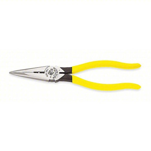 Klein D203 - 8N Needle Nose Plier 1 1/4 in Max Jaw Opening, 8 1/2 in Overall Lg, 2 3/8 in Jaw Lg, 1/8 in Tip Wd - KVM Tools Inc.KV4A863