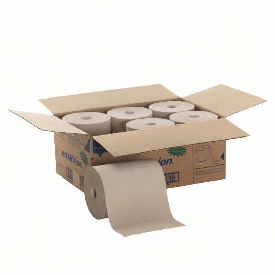 Georgia - Pacific 89480 Paper Towel Roll Brown, 10 in Roll Wd, 800 ft Roll Lg, Continuous Sheet Lg, 6 PK - KVM Tools Inc.KV4ACU1