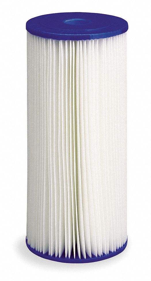 Pentair/Pentek 155053-75 Water Filter Cartridge, 50 Micron, Pleated, Pentek R Series