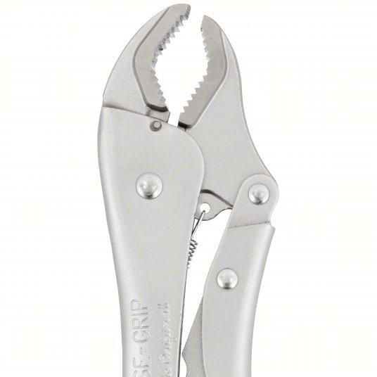 Irwin 1102L3 - 10CR Locking Plier Curved, Lever, 1 7/8 in Max Jaw Opening, 10 in Overall Lg, 1 1/4 in Jaw Lg, 9 - 11 in - KVM Tools Inc.KV4CHV4