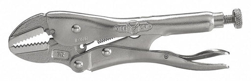 Irwin 302L3 Locking Plier, Flat, Lever, 1 1/2 in Max Jaw Opening, 7 in Overall Lg, 1 3/16 in Jaw Lg, Plain Grip