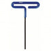 Eklind 54950 Hex Key 0 Ball Ends, 5 mm Tip Size, Metric, Long, Alloy Steel, Black Oxide, 9 in Long Arm Lg - KVM Tools Inc.KV4CT04