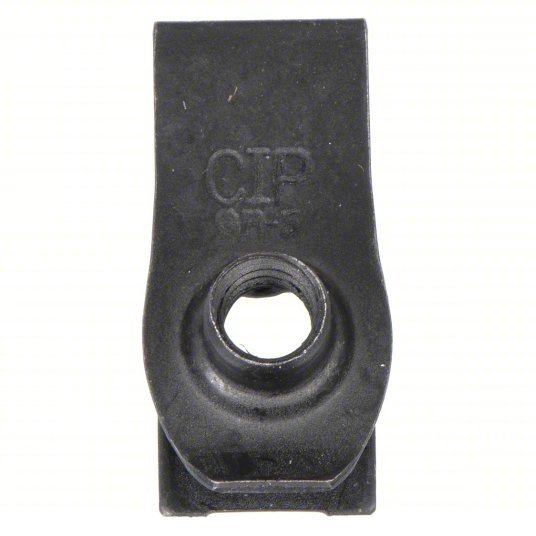 Approved Vendor 138332003 Spring Nut U Clip - On, Steel, Not Graded, Phosphate, 1/4" - 20 Thread, 0.025 in Min Panel Thick, 25 PK - KVM Tools Inc.KV4CUG8