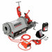 Ridgid 26092 Pipe Threading Machine 1224, For 1/4 in to 4 in Pipe, 1 1/2 hp, Manual Chuck, 2 Speed, NPT - KVM Tools Inc.KV4CW39