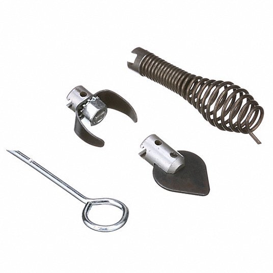 Ridgid 49002 Drain Cleaning Tool set 1 Augers, 2 Cutters, Use With K - 3800/K - 400, 3/8 in Connection - KVM Tools Inc.KV4CW97