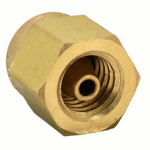 Parker 4BLP4 - B Cap Brass, For 1/4 in Tube OD, Compression, 7/16 - 20 Threading Size, A - LOK® - KVM Tools Inc.KV4CXX9