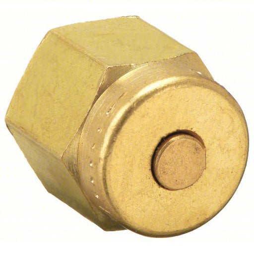 Parker 4BLP4 - B Cap Brass, For 1/4 in Tube OD, Compression, 7/16 - 20 Threading Size, A - LOK® - KVM Tools Inc.KV4CXX9