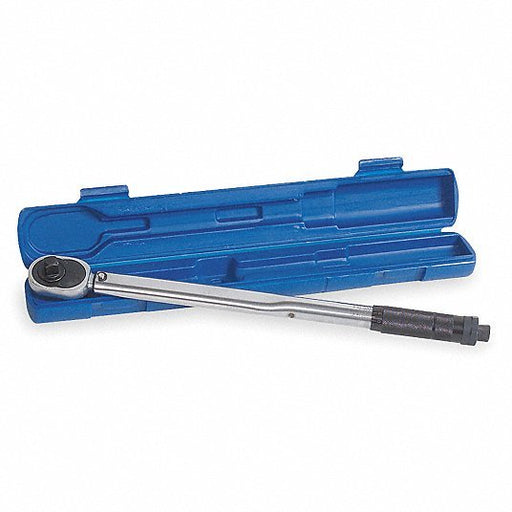 KVM Tools KV4DA96 Micrometer Torque Wrench Foot - Pound/Newton - Meter, 1/2 in Drive Size, 10 ft - lb to 150 ft - lb - KVM Tools Inc.KV4DA96
