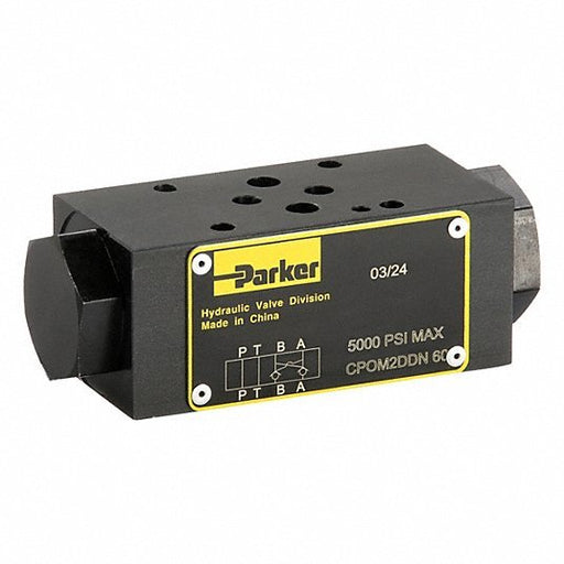 Parker CPOM2DDN Pilot Operated Check Valve 15.9 gpm Flow Rate - Max, 5,075 psi Max Pressure, D03 NFPA Size - KVM Tools Inc.KV4DJX4