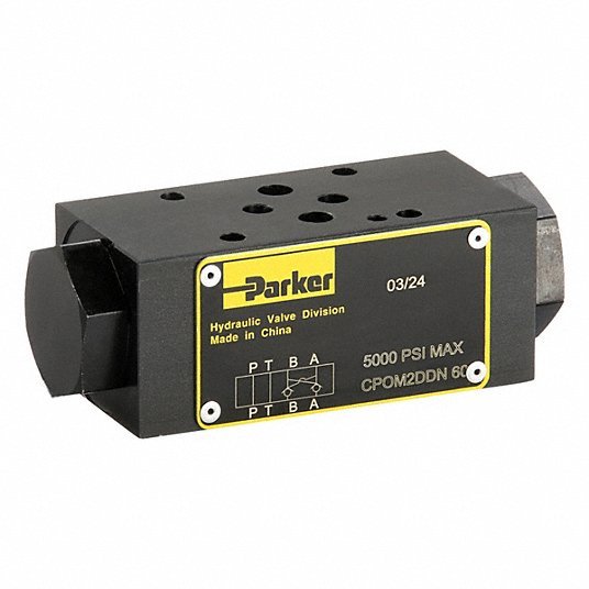 Parker CPOM2DDN Pilot Operated Check Valve 15.9 gpm Flow Rate - Max, 5,075 psi Max Pressure, D03 NFPA Size - KVM Tools Inc.KV4DJX4