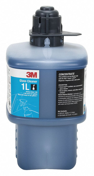 3M Glass Cleaner: 1L, Twist 'n Fill, 2 L, Apple