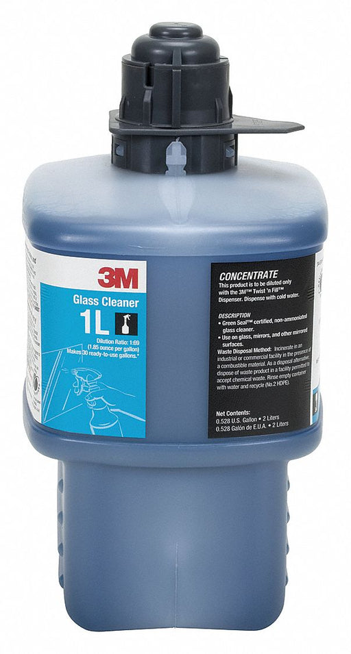 3M Glass Cleaner: 1L, Twist 'n Fill, 2 L, Apple
