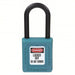 Master Lock 406TEAL Lockout Padlock Keyed Different, Thermoplastic, Std Body, Plastic, Teal - KVM Tools Inc.KV4EMZ6