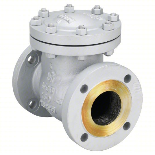 Milwaukee 1570 CB2 3" Swing Check Valve Inline Valve Body, 3 in Pipe Size, Flange x Flange, Steel - KVM Tools Inc.KV4EVK3