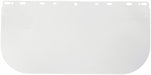 KV4EZD1 Condor Face Shield Visor, 16 in Overall Wd, 8 in Overall Ht, Clear, Uncoated, Reusable