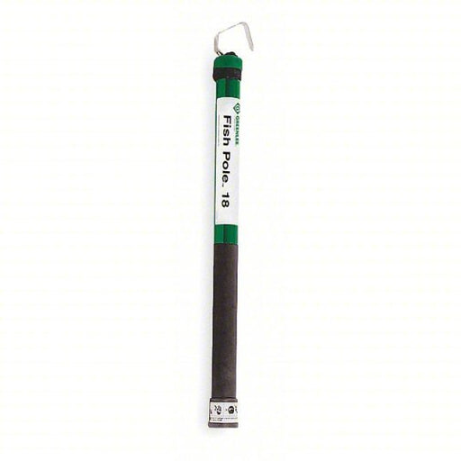 Greenlee FP18 Telescoping Fish Stick Clip, 2 in Rod Dia, 27 in to 18 ft, Single Hook End - KVM Tools Inc.KV4GA97