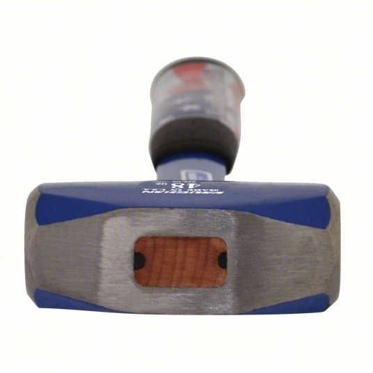 Vaughan RHD3 Steel Drilling Hammer, 3 lb Head Wt, 1 3/8 in Dia, 11 in Overall Lg, Hexagon Shape - KVM Tools Inc.KV4GB53