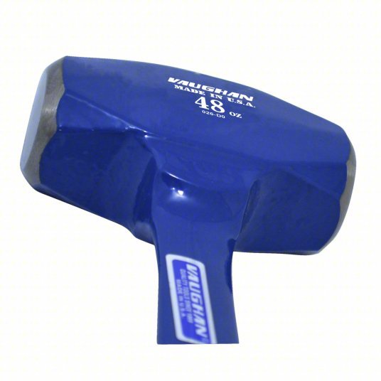 Vaughan RHD3 Steel Drilling Hammer, 3 lb Head Wt, 1 3/8 in Dia, 11 in Overall Lg, Hexagon Shape - KVM Tools Inc.KV4GB53
