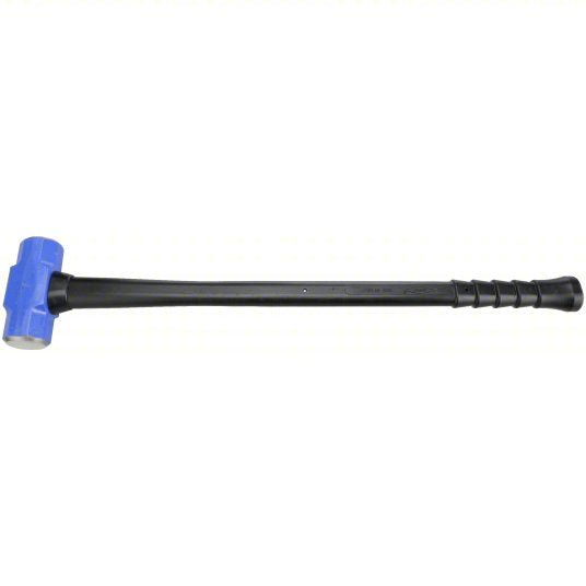 Nupla 6894269 Soft - Face Sledge Hammer Steel, Fiberglass Handle, 8 lb Head Wt, 2 1/2 in Dia, 32 in Overall Lg - KVM Tools Inc.KV4GFD7