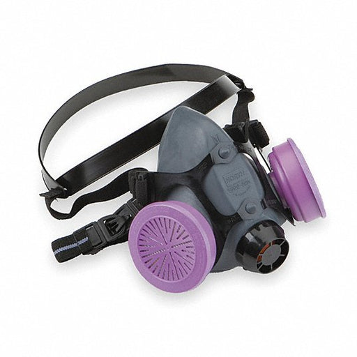Honeywell 550030S Half Mask Respirator 5500, 0 Cartridges Included, Elastomer, S Mask Size - KVM Tools Inc.KV4GL93