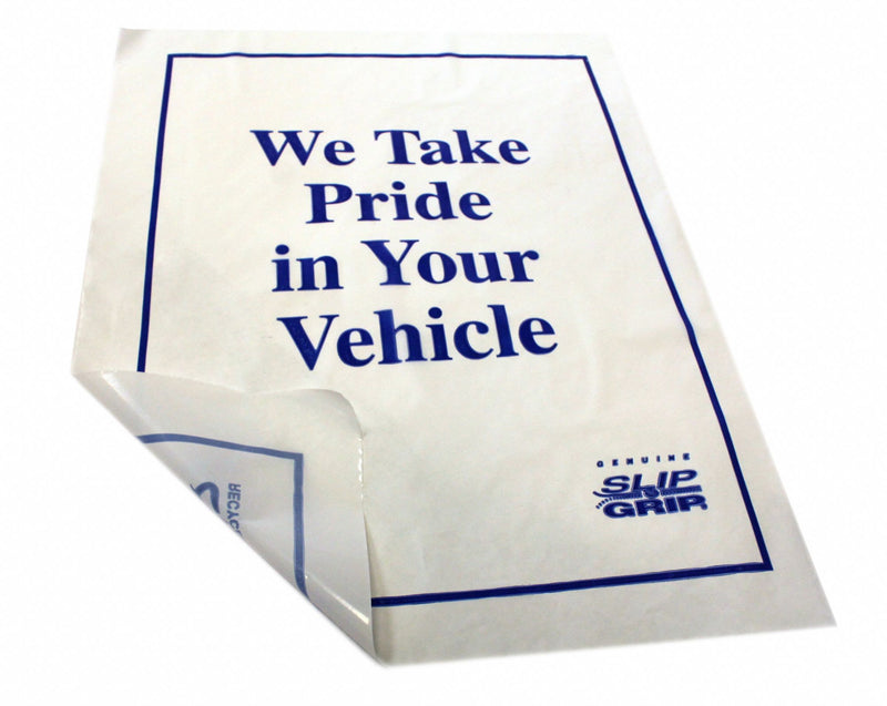 Slip-N-Grip M-FG-P9943-02 Floor Mat, White, Plastic, 16 1/2 in x 21 in, 500 Pack Qty, Roll
