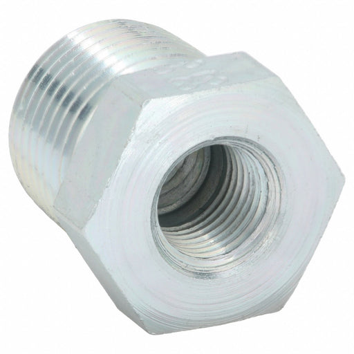 Aeroquip 2081-6-2S Hydraulic Hose Straight Adapter, NPT Threaded x NPT Threaded, Male x Female, Rigid, Straight