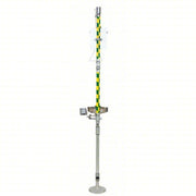 Haws 8300 - 8309 Shower with Eyewash Floor Mnt, Uncovered, Stainless Steel Bowl, Galvanized Steel Pipe - KVM Tools Inc.KV4HRW9