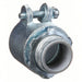 Raco 3302 Straight Connector Squeeze Clamp Style Iron, 1/2 in Trade Size, 1/2 in MNPT, Insulated - KVM Tools Inc.KV4JC42