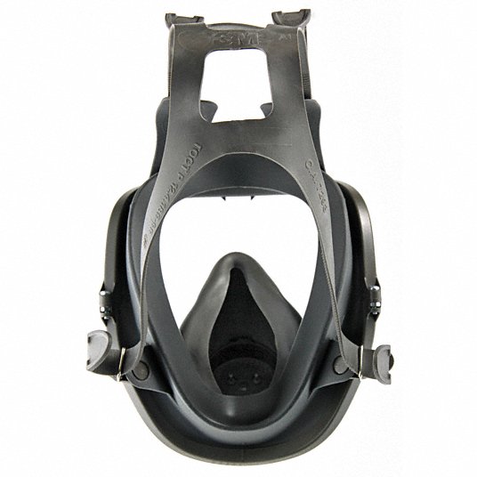 3M 6800 Full Face Respirator Silicone/Thermoplastic Elastomer, Bayonet, M Mask Size