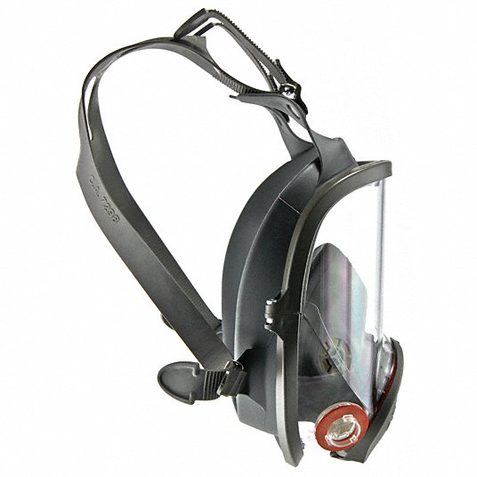 3M 6800 Full Face Respirator Silicone/Thermoplastic Elastomer, Bayonet, M Mask Size
