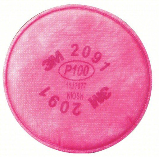 3M 2091 Filter P100, Magenta Color, 3M 5000 Series/3M 6000 Series/3M 7000 Series/3M FF - 400 Series, 2 PK - KVM Tools Inc.KV4JG27