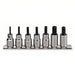 Proto J4990-7ST Socket Bit Set 3/8 in Drive Size, 7 Pieces, 1/8 in to 3/8 in Range of Tip Sizes, SAE - KVM Tools Inc.KV4JW01