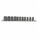 Proto J69106 Impact Socket Set 1/4 in Drive Size, Small Set (0 - 50 pieces) Set Size, 11 Pieces, Black Oxide - KVM Tools Inc.KV4JW81