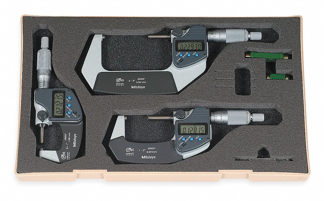 Mitutoyo 293-960-32 Digital Outside Micrometer Set