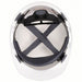 MSA 475358 Hard Hat White, No Graphics, Ratchet (4-Point), Polyethylene, Side-Slots - KVM Tools Inc.KV4LN95