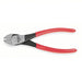 Proto J210G Diagonal Cutting Plier Semiflush, Straight, Oval, 3/4 in Jaw Lg, 1 1/4 in Jaw Wd, Std Cushion Grip - KVM Tools Inc.KV4LT92
