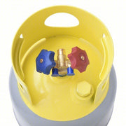 KVM Tools KV4LZH2 Refrigerant Recovery Cylinder 30 lb Recovery Tank Size, 15.6 lb Wt Empty (Lb.) - KVM Tools Inc.KV4LZH2