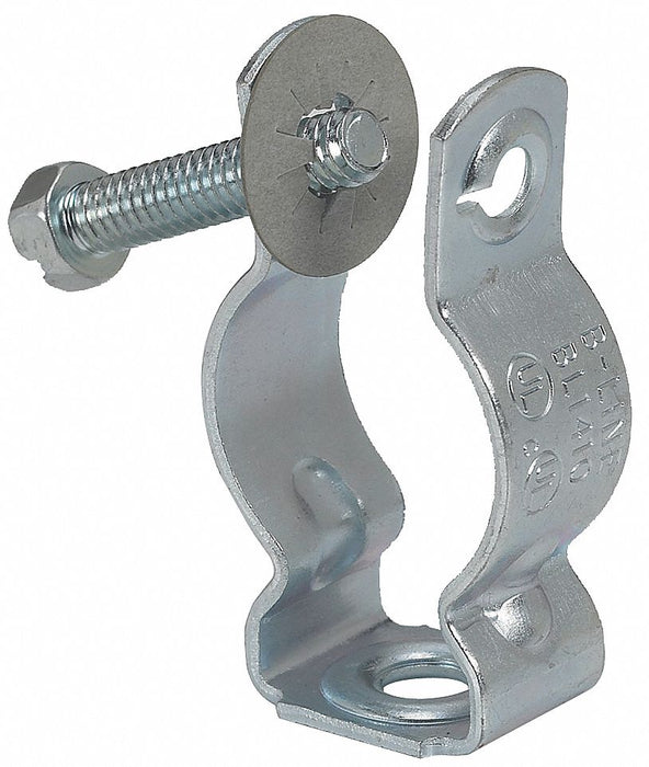 Eaton B-Line BL1410 Conduit & Cable Hanger - Screw-On, 3/4 in Trade Size, Steel