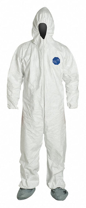 DuPont Tyvek 400 Hooded Chemical Resistant Coveralls