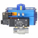 Dynaquip P2S23AJSR05210A Pneumatically Actuated Two - Way Ball Valve 1/2 in, Stainless Steel, FNPT x FNPT - KVM Tools Inc.KV4TL10