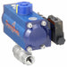 Dynaquip P2S23AJSR05210A Pneumatically Actuated Two - Way Ball Valve 1/2 in, Stainless Steel, FNPT x FNPT - KVM Tools Inc.KV4TL10