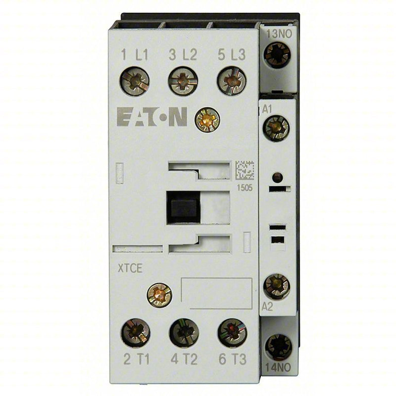 Eaton XTCE025C10B IEC Magnetic Contactor Non - Reversing, 3 Poles, 25 A, 240V AC Coil, 1NO, C Frame Size - KVM Tools Inc.KV4TYY3