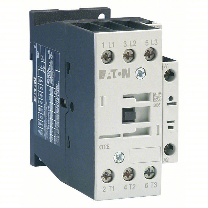 Eaton XTCE025C10B IEC Magnetic Contactor Non-Reversing, 3 Poles, 25 A ...