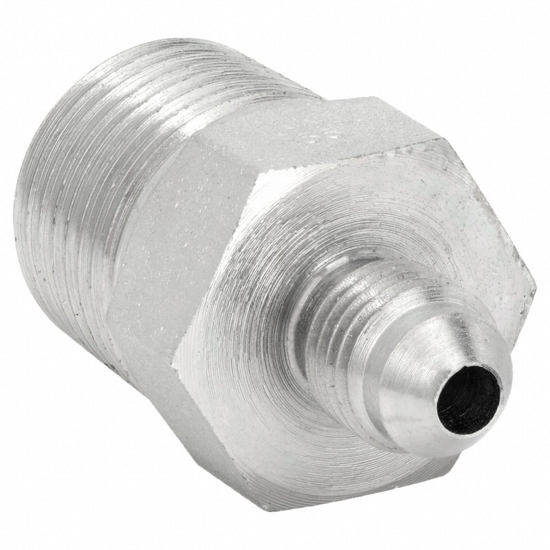 Aeroquip 2021-8-6S Hydraulic Hose Straight Adapter, NPT Threaded x JIC Threaded, Male x Male, Rigid, Straight