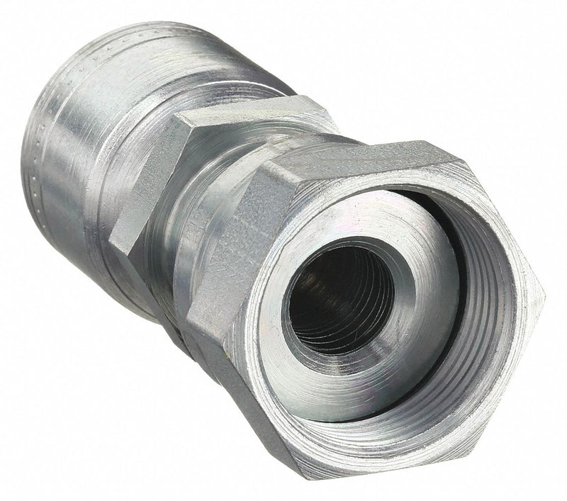 Aeroquip 1AA8FR8 Hydraulic Crimp Fitting, 13/16 in 1/2 in, Female Genderless, Female ORS Threaded x Crimp